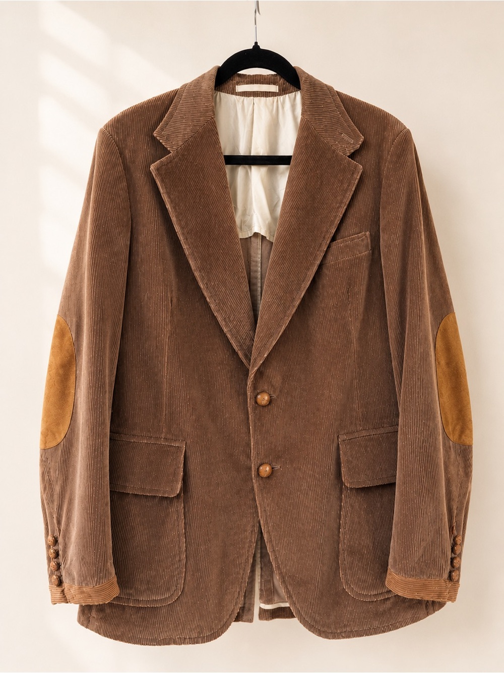 Vintage Dunham’s of Maine Corduroy Sport Coat Blazer 42R Suede Elbow Patches